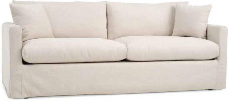 JYSK Диван LYNGAA 3-местен със свалящ се калъв бежов текстил