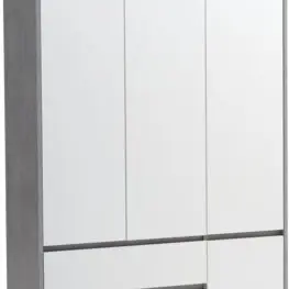 JYSK Dulap BILLUND 119x193 alb/ciment