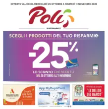 OFFERTE VALIDE DA MERCOLEDÌ 29 OTTOBRE A MARTEDÌ 11 NOVEMBRE 2025