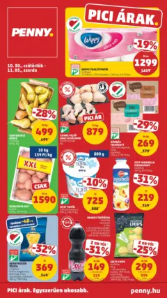 PENNY - Pennymarket újság érvényessége -2025.11.05-ig - amely érvényes a következő dátumtól: 29.10.2025