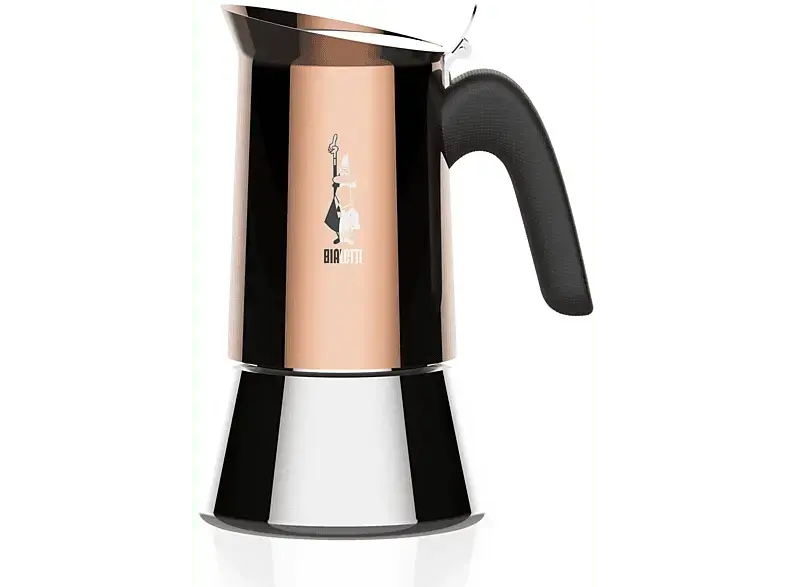 Bialetti 7284 Venus 4-Tassen Induktion Kupfer; Espressokocher