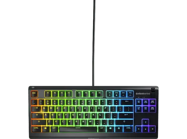 Steel Series apeX 3 TKL, Gaming Tastatur, Rubberdome, Sonstiges, Kabelgebunden, Schwarz