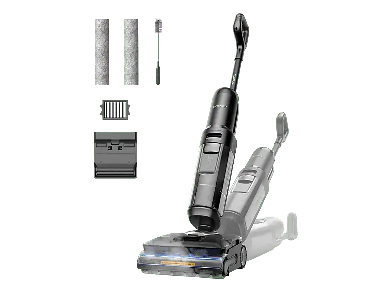 Tineco Floor One S7 Stretch Steam Plus Smarter Nass-Trockensauger mit Dampfreinigung, Schwarz