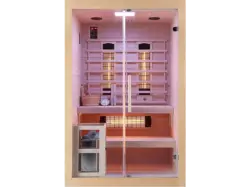 Sanotechnik J30130 twinCOMBI Sauna+Infrarot 2 Personen 130x120x200cm (1050 Watt)