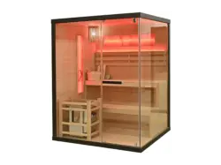 Sanotechnik SB50150 LUXOR 2 Sauna für 3 Personen (6 kW)