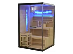 Sanotechnik SB50120 LUXOR 1 Sauna für 2 Personen (6600 Watt)