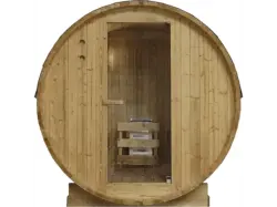 Sanotechnik TROMSÖ M Fasssauna für 2 Personen (3,6 kW)