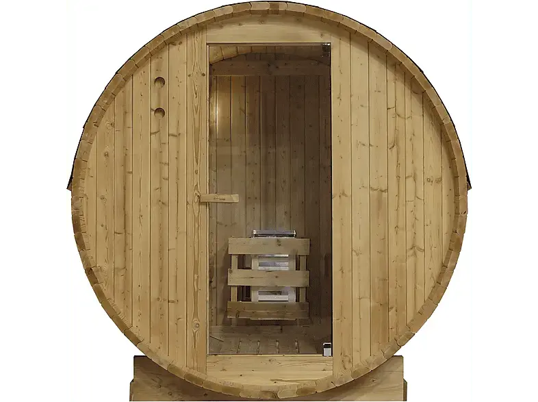 Sanotechnik TROMSÖ M Fasssauna für 2 Personen (3,6 kW)