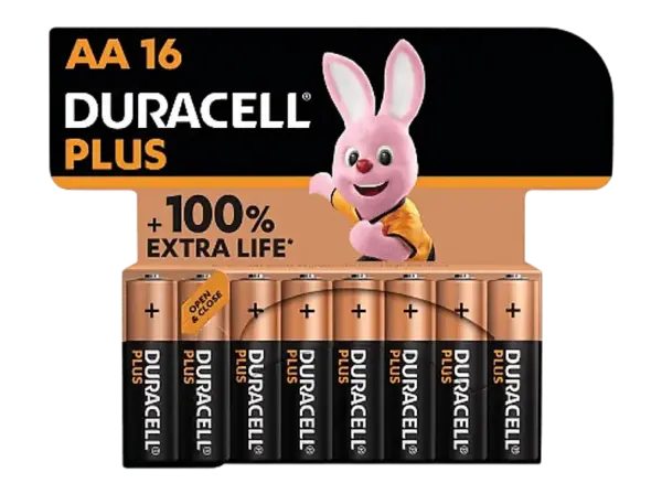 Duracell Plus Mignon AA, 16er-Pack; Batterie