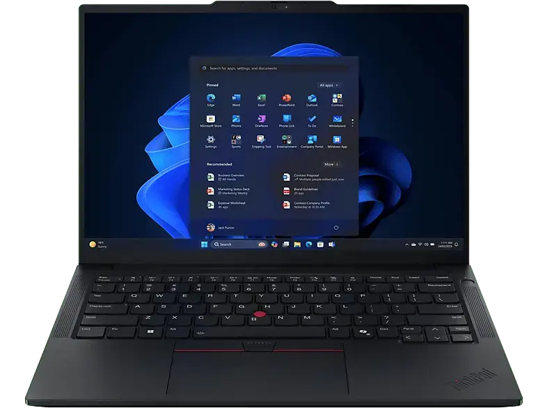 LENOVO ThinkPad E14 Gen 7 Notebook for Business 14 Zoll, WUXGA, Intel® Core™ Ultra Prozessor 255H, 16 GB RAM, 512 SSD, Windows 11 Pro, Arc™ 140T, Schwarz