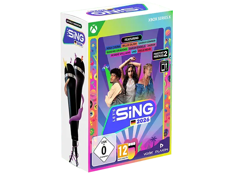 Let's Sing 2026 German Version + 2 Mics - [Xbox Series X]