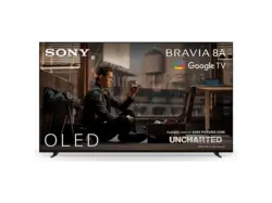 Sony 65XR8A (2025) Bravia 8A OLED 65 Zoll 4K HDR Google Smart TV Gaming Features für PlayStation 5 und Imax Enhanced, Dolby Vision Atmos; OLED TV