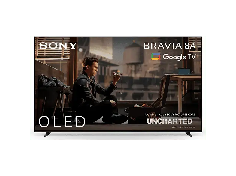 Sony 65XR8A (2025) Bravia 8A OLED 65 Zoll 4K HDR Google Smart TV Gaming Features für PlayStation 5 und Imax Enhanced, Dolby Vision Atmos; OLED TV