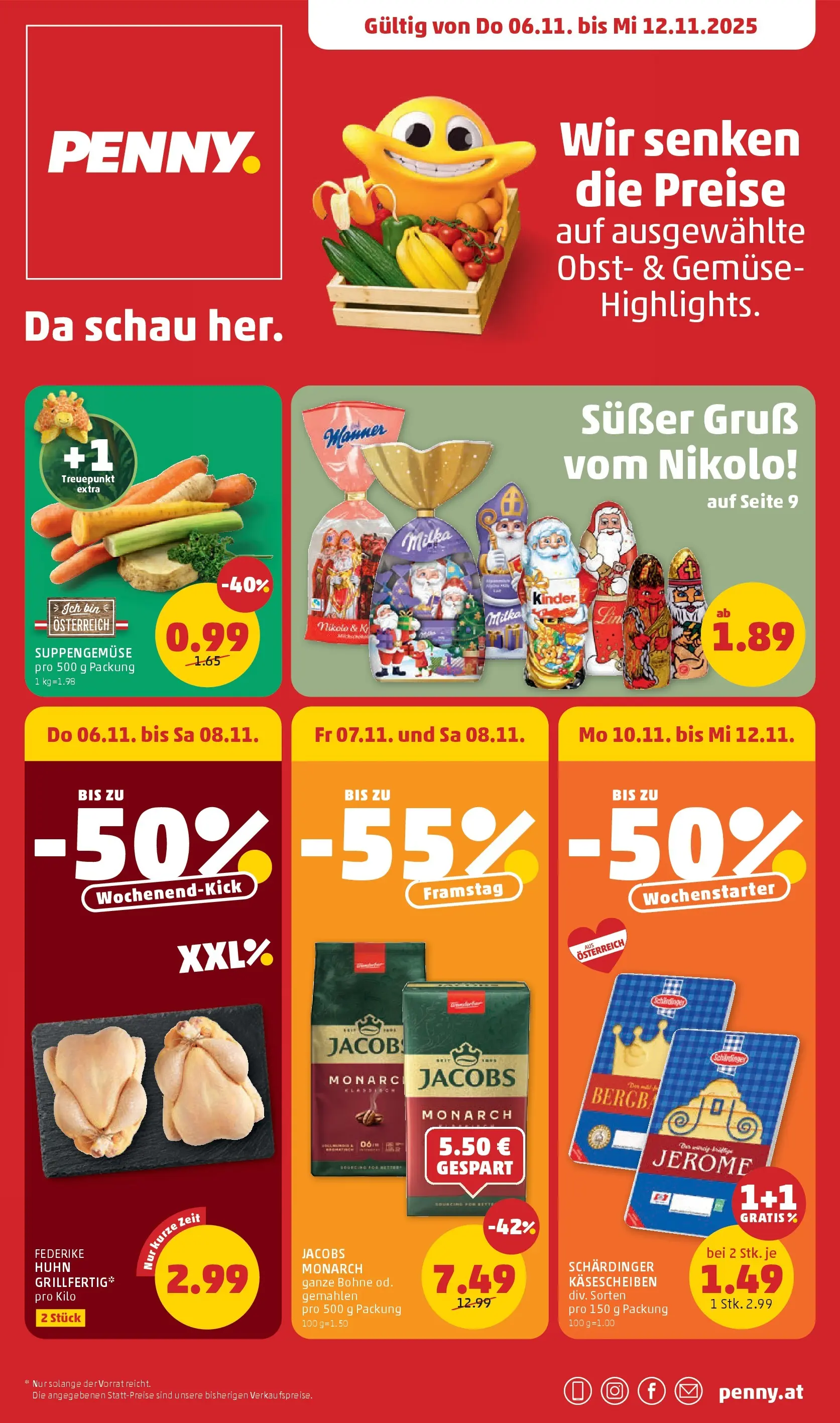 Penny Markt - PENNY: Die ganze Woche sparen. ab (05.11.2025) - Angebote, Prospekt | Seite: 1