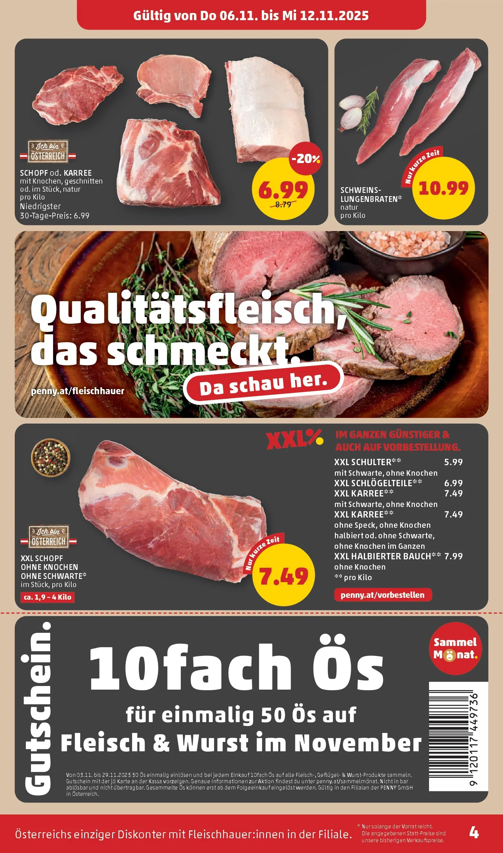 Penny Markt - PENNY: Die ganze Woche sparen. ab (05.11.2025) - Angebote, Prospekt | Seite: 4