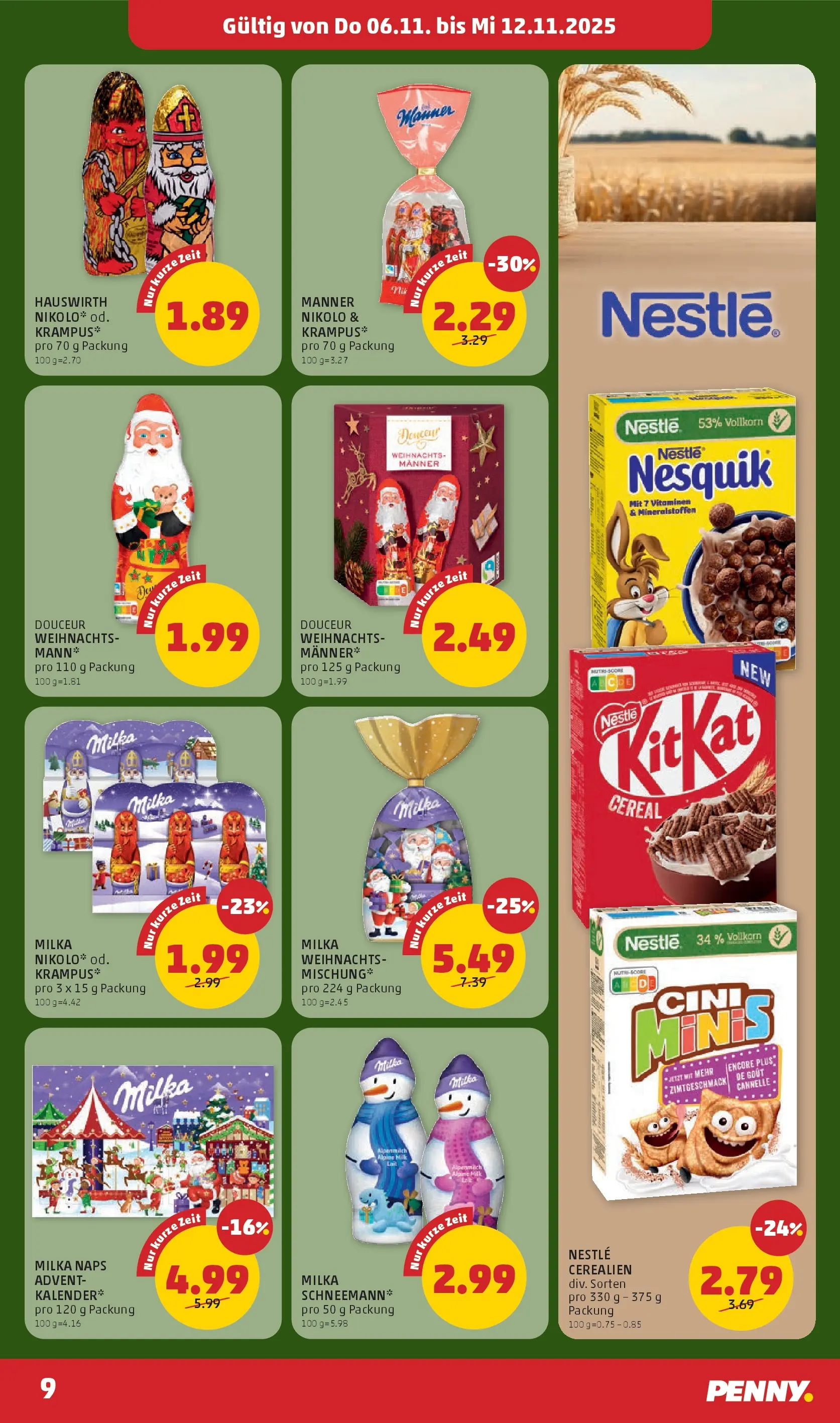 Penny Markt - PENNY: Die ganze Woche sparen. ab (05.11.2025) - Angebote, Prospekt | Seite: 9