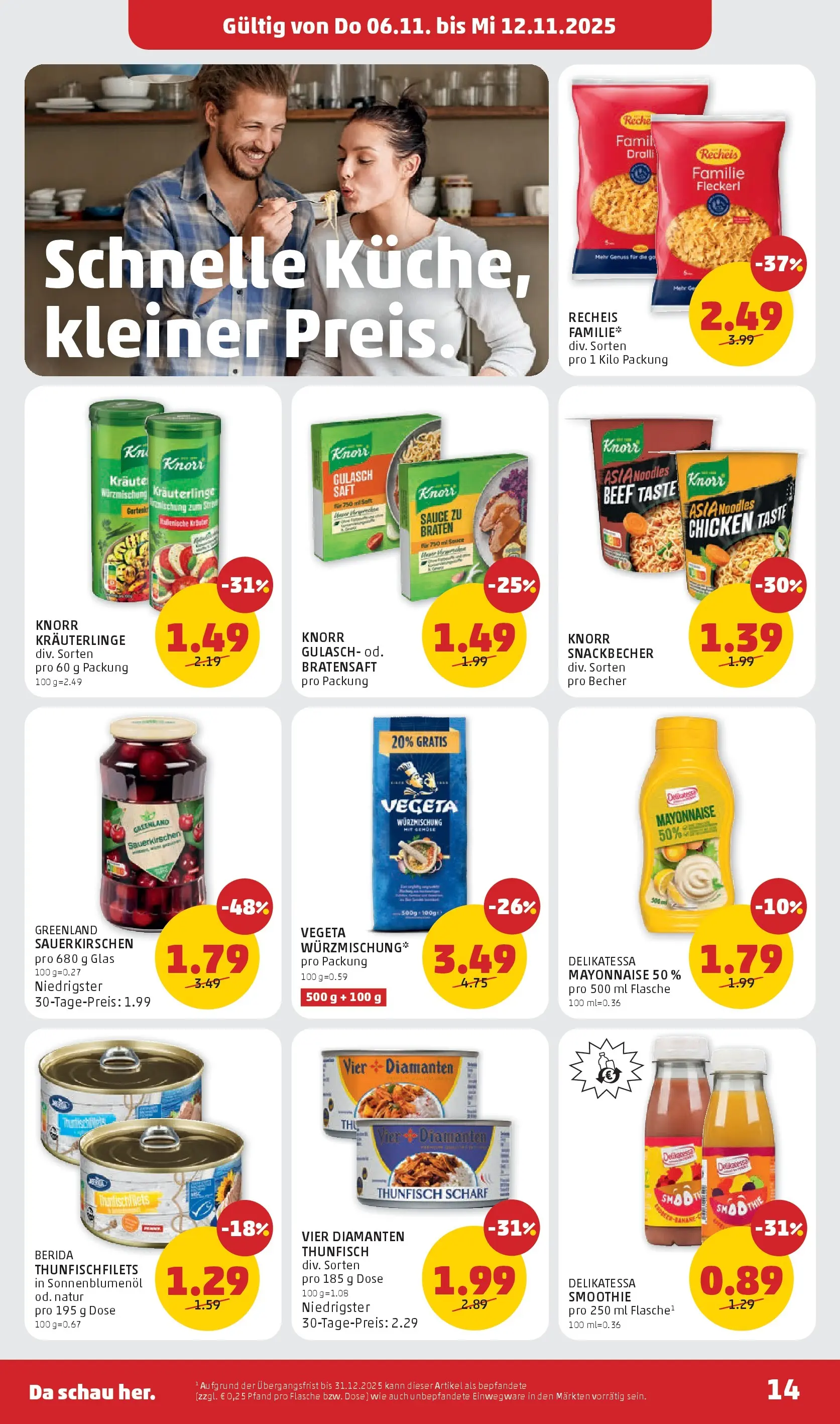 Penny Markt - PENNY: Die ganze Woche sparen. ab (05.11.2025) - Angebote, Prospekt | Seite: 14