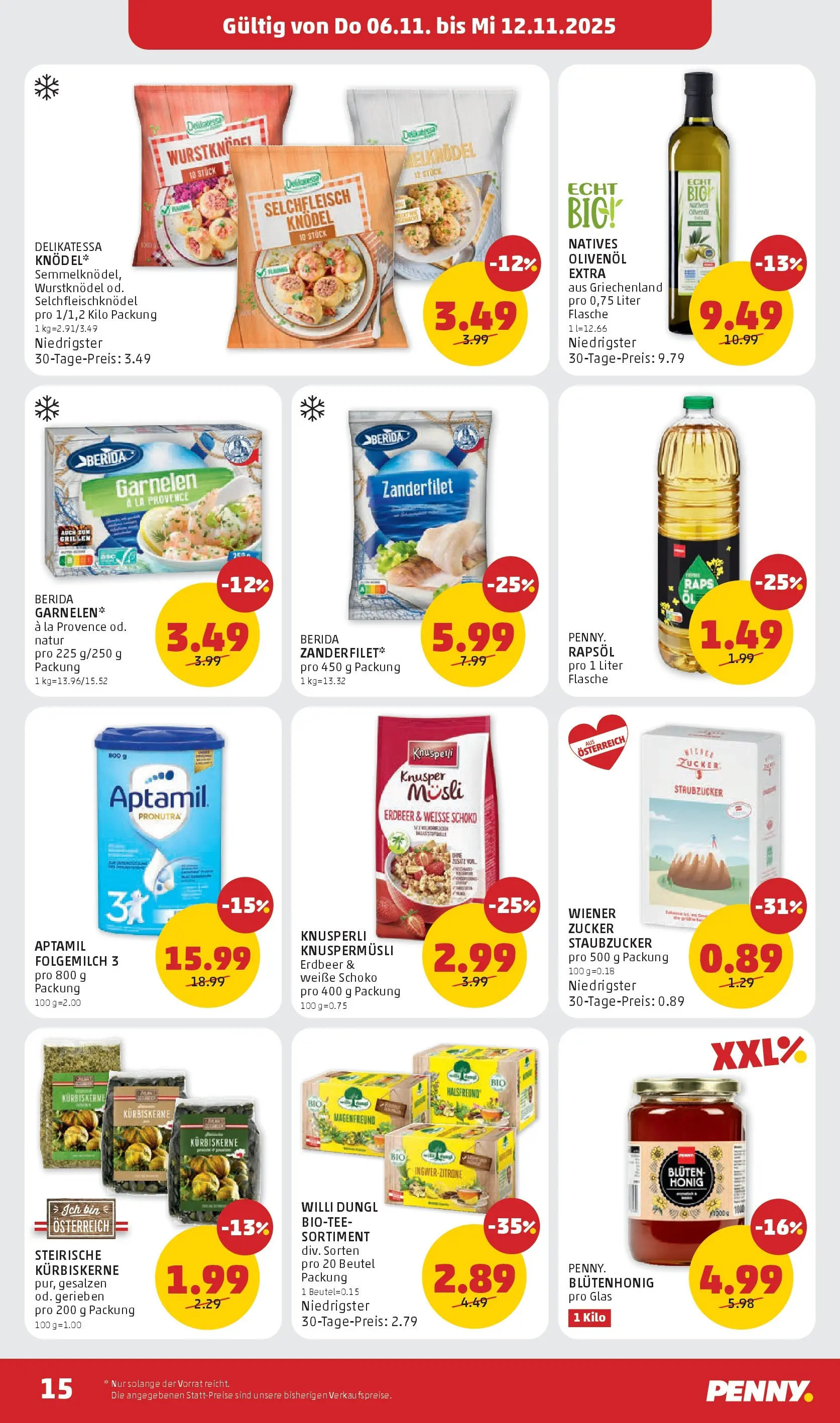 Penny Markt - PENNY: Die ganze Woche sparen. ab (05.11.2025) - Angebote, Prospekt | Seite: 15