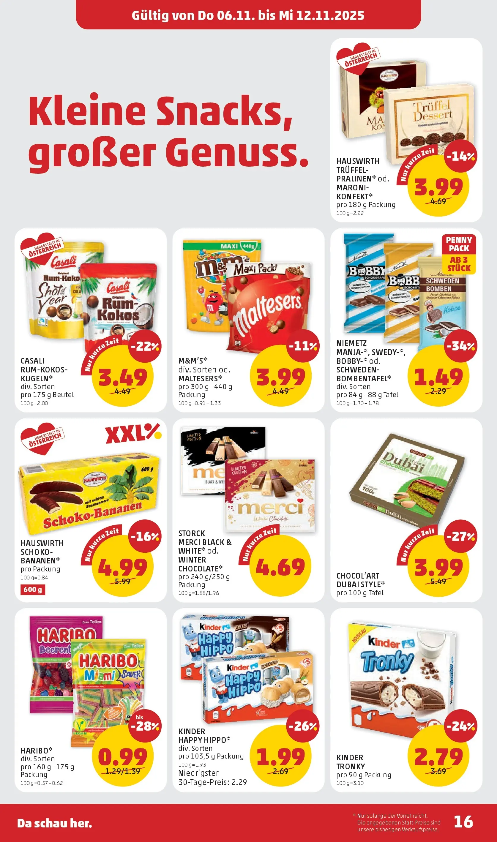 Penny Markt - PENNY: Die ganze Woche sparen. ab (05.11.2025) - Angebote, Prospekt | Seite: 16