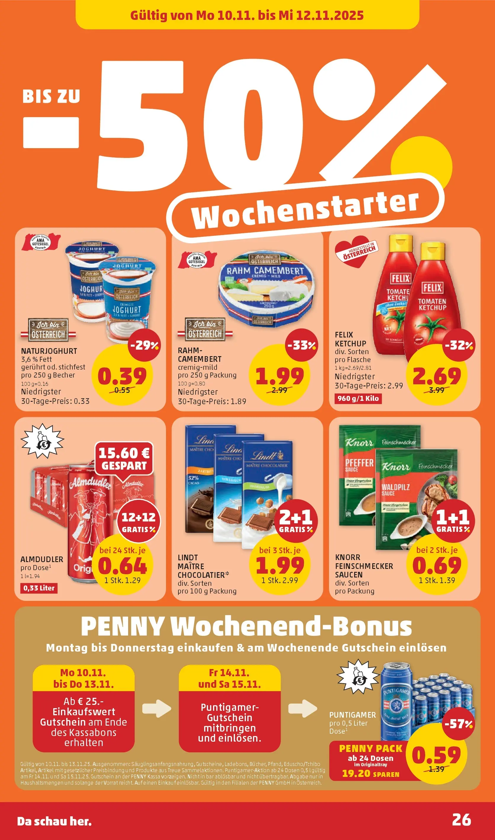 Penny Markt - PENNY: Die ganze Woche sparen. ab (05.11.2025) - Angebote, Prospekt | Seite: 26