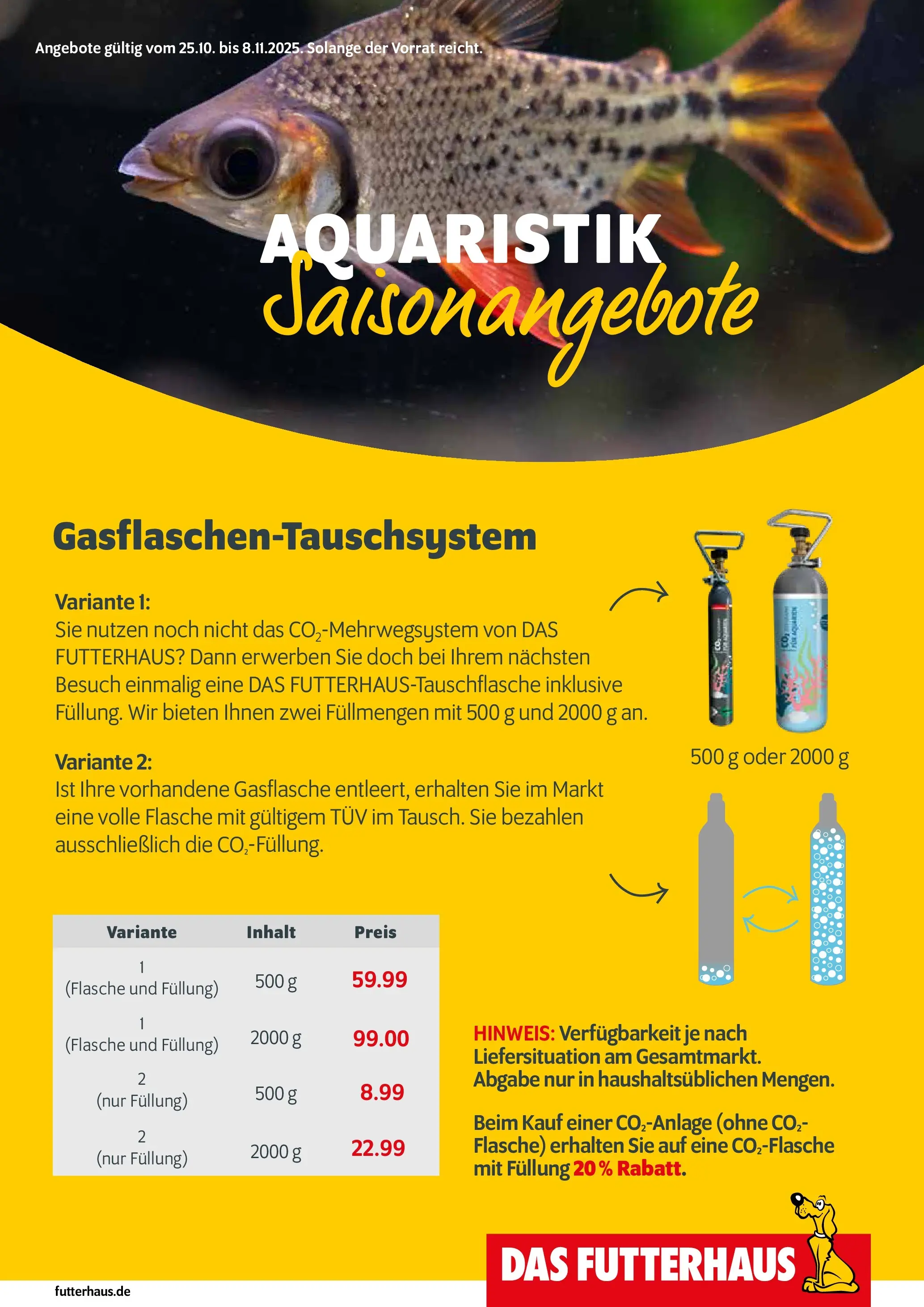 Entdecke - Futterhaus: Aktion Aquaristik (ab 24.10.2025) zum Blättern | Seite: 4