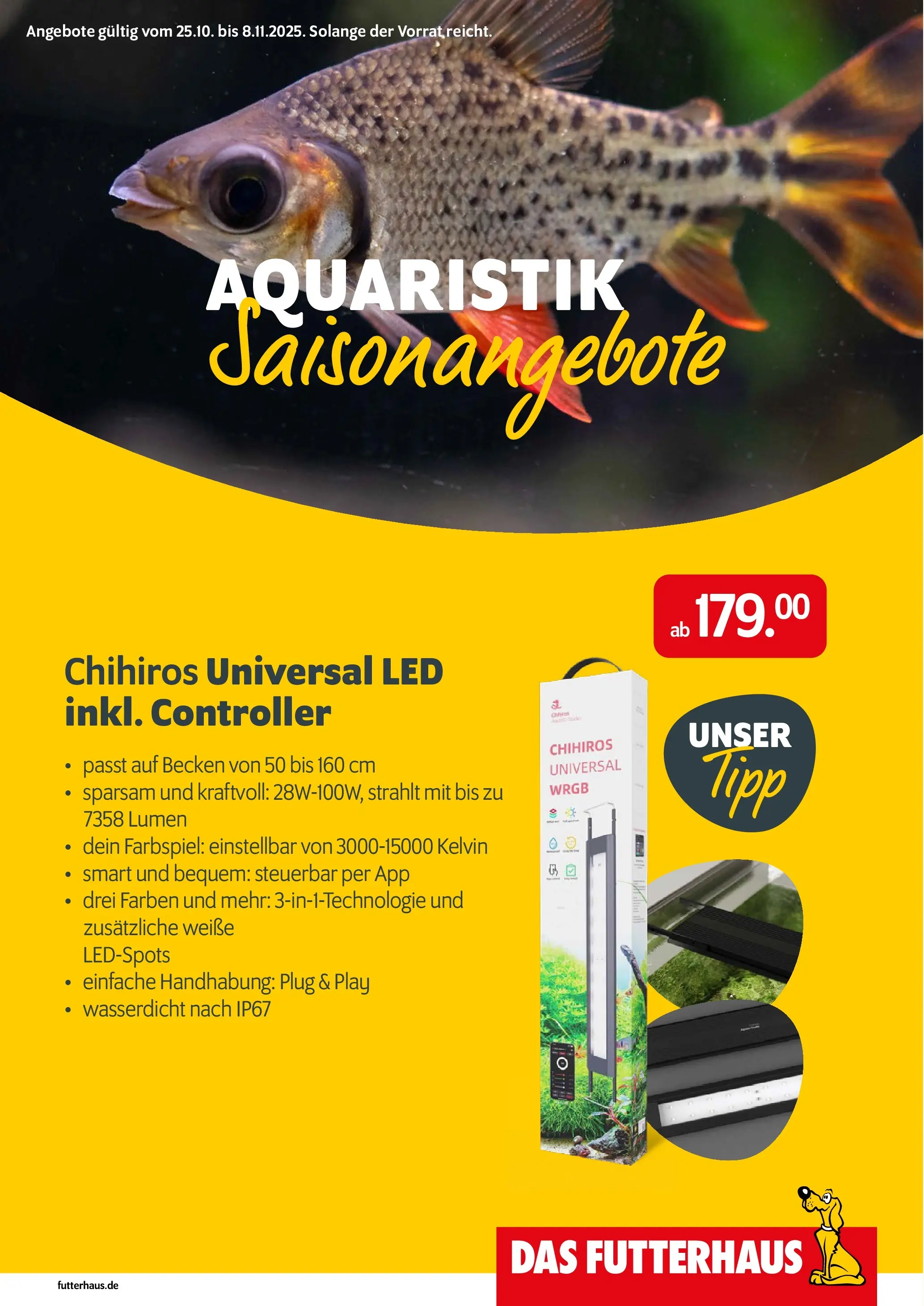 Entdecke - Futterhaus: Aktion Aquaristik (ab 24.10.2025) zum Blättern | Seite: 8