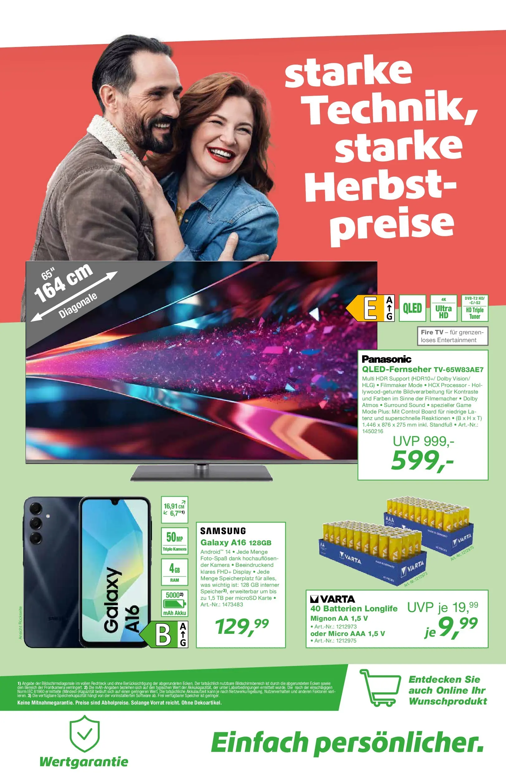 Entdecke - EP: Angebote (ab 30.10.2025) zum Blättern | Seite: 7 | Produkte: Kamera, Panasonic, Batterien, TV