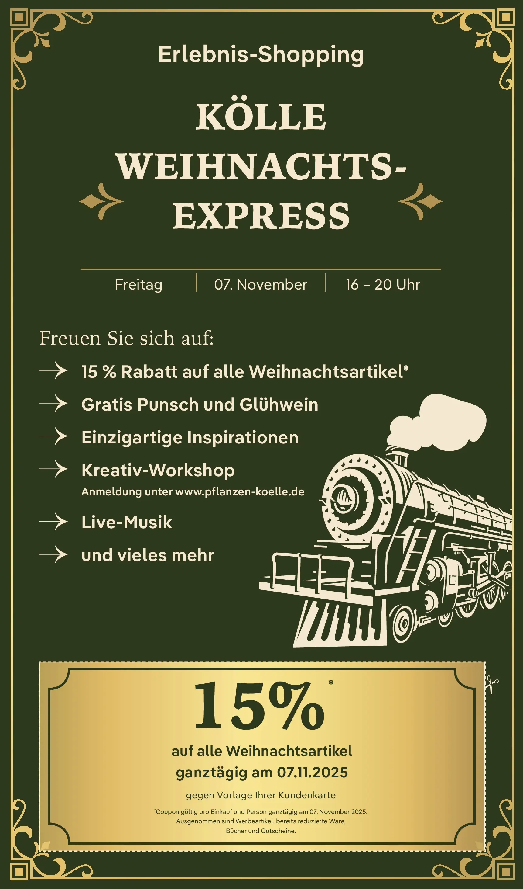 Pflanzen-Kölle - Pflanzen-Kölle: Winterzauber erleben (ab 02.11.2025) zum Blättern | Seite: 8 | Produkte: Uhr
