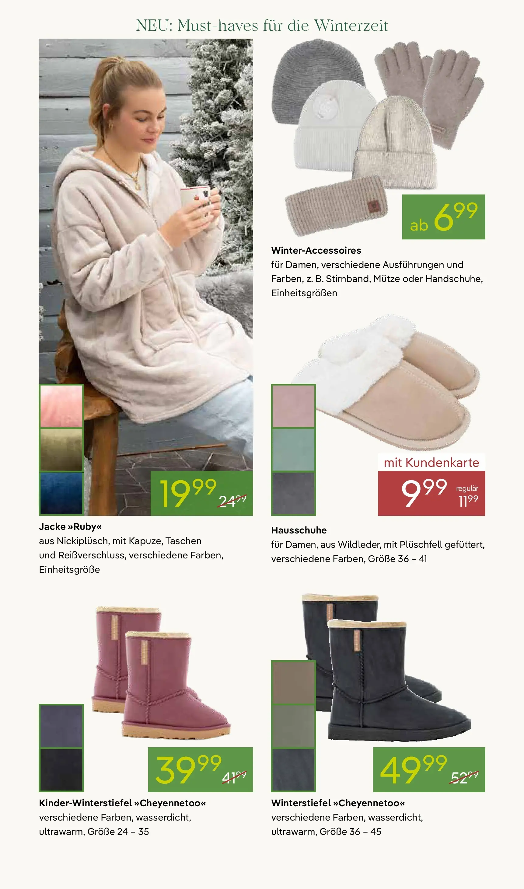 Pflanzen-Kölle - Pflanzen-Kölle: Winterzauber erleben (ab 02.11.2025) zum Blättern | Seite: 14 | Produkte: Jacke, Hausschuhe