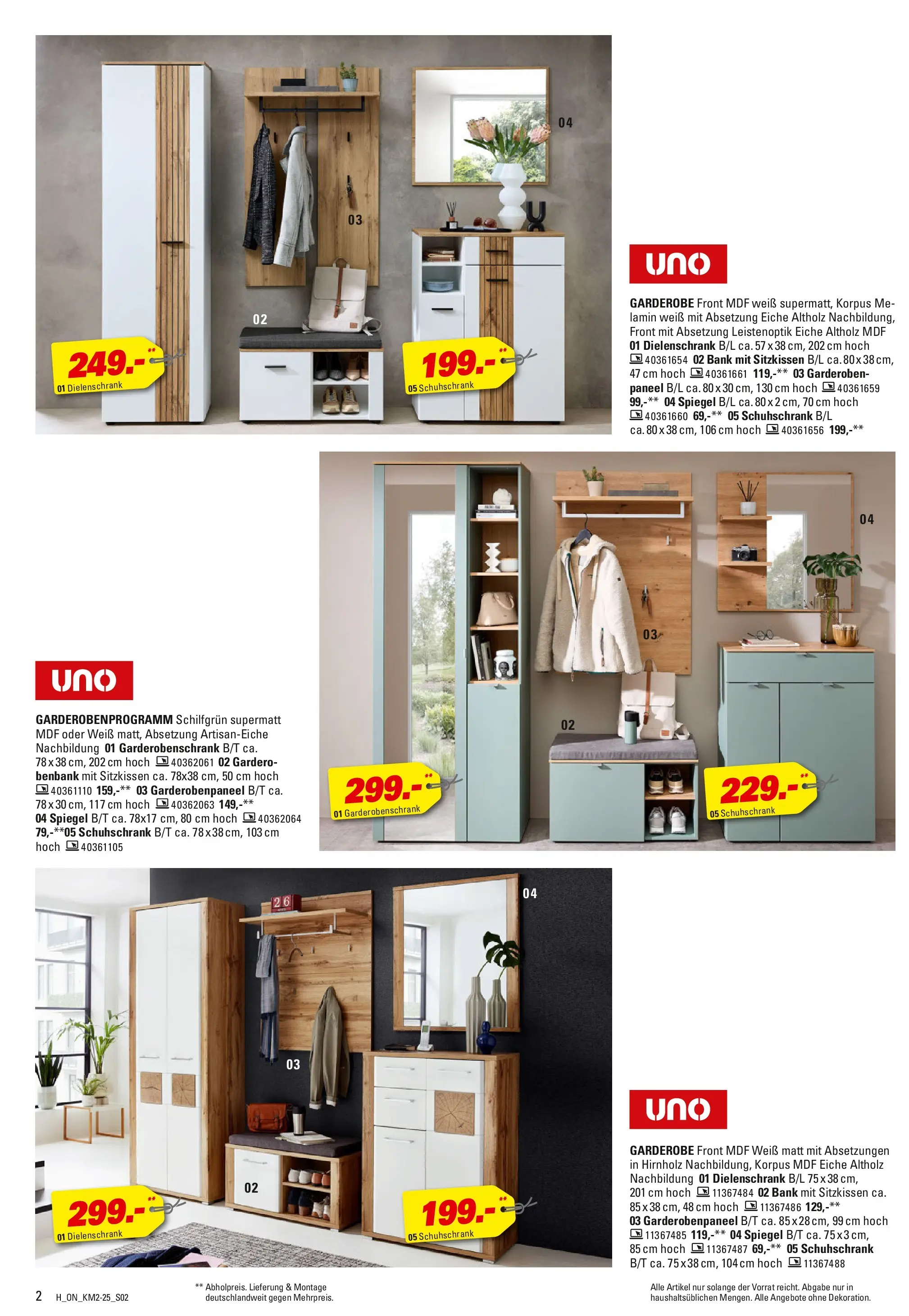 Höffner Prospekt Barsbüttel	 (ab 29.10.2025) zum Blättern | Seite: 2 | Produkte: Spiegel, Garderobenschrank