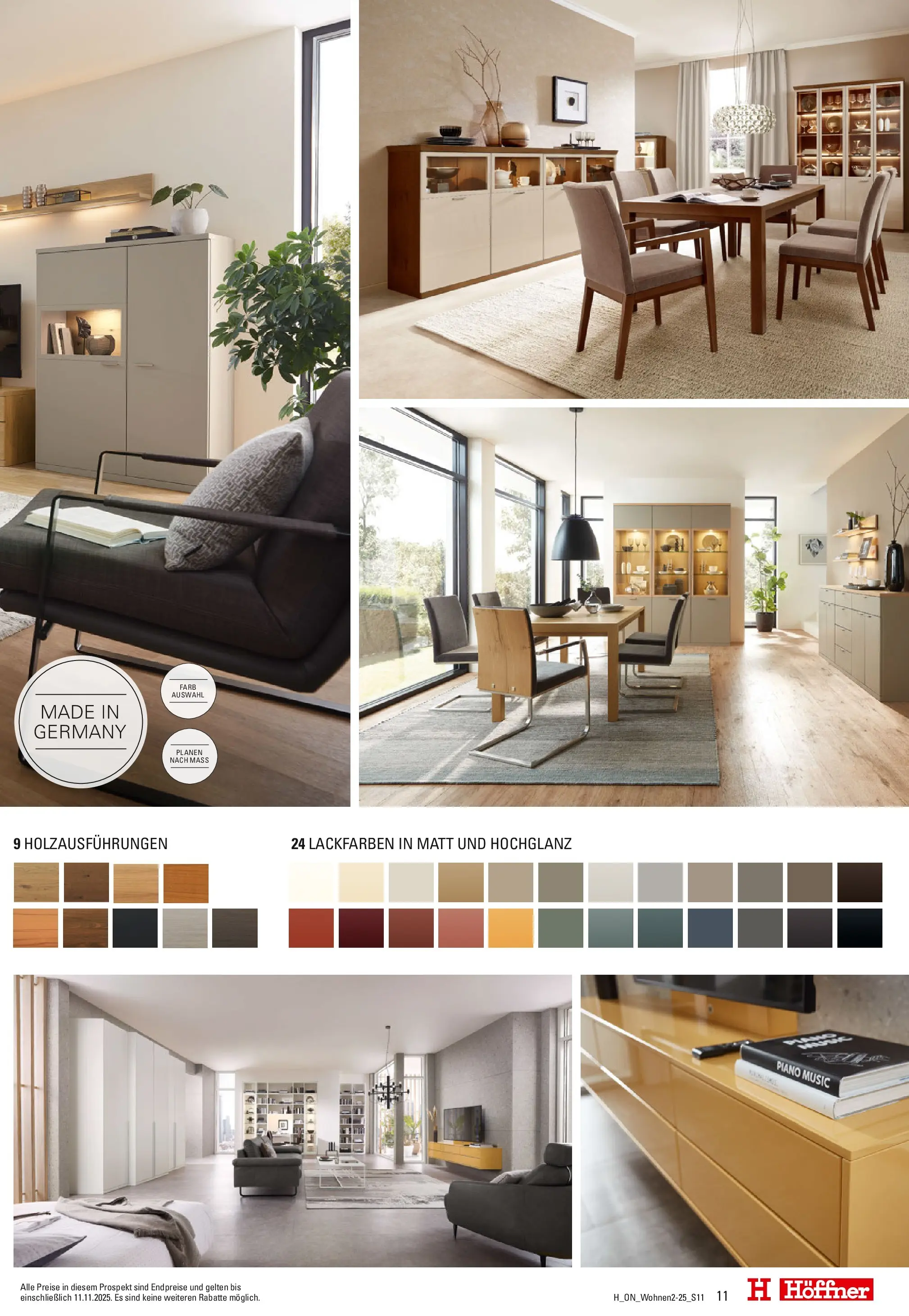Höffner Prospekt Barsbüttel	 (ab 29.10.2025) zum Blättern | Seite: 11