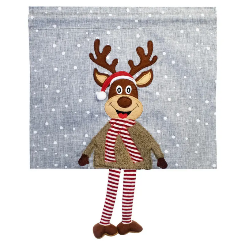 Scheibengardine Elch