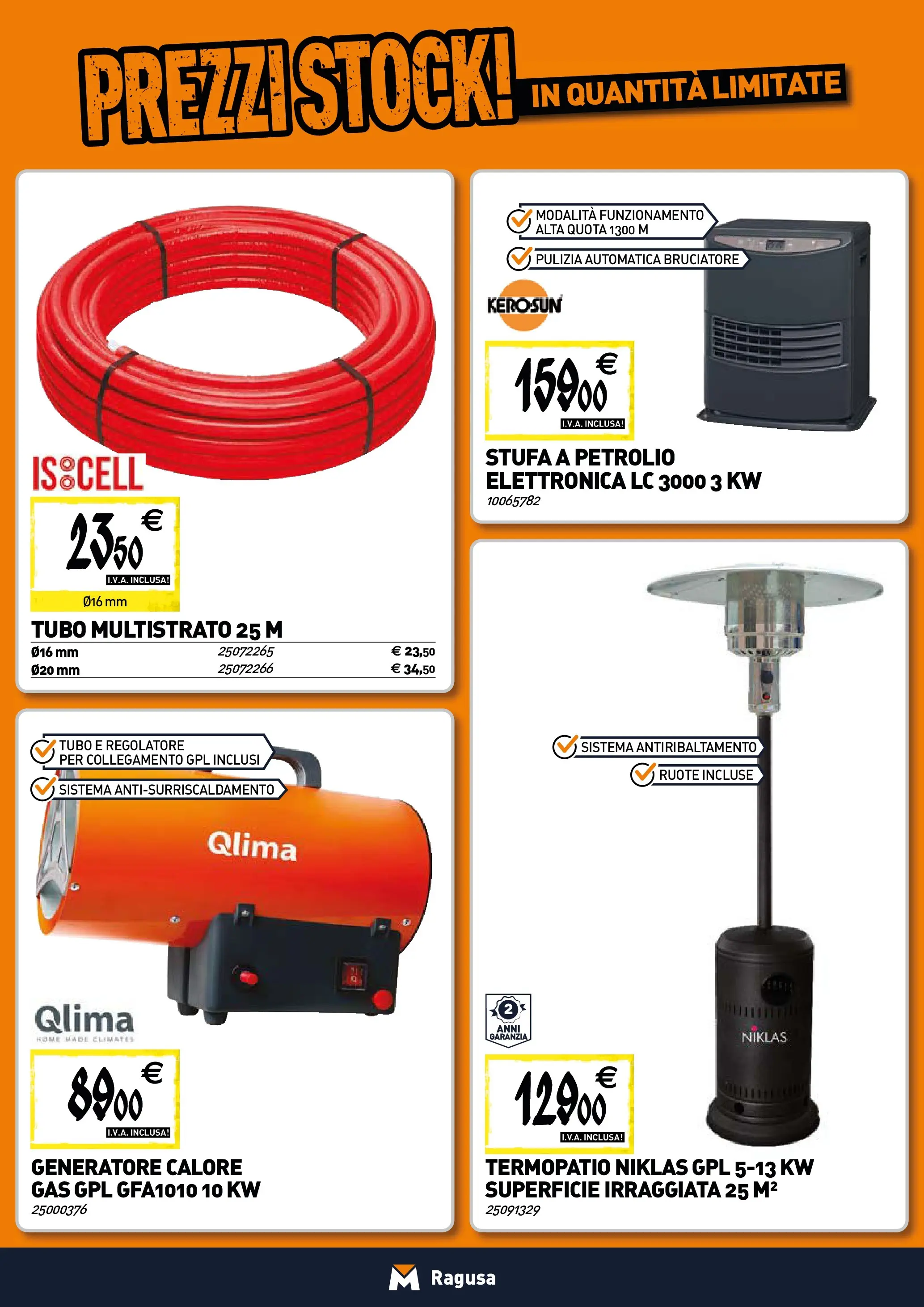 Nuovo TECNOMAT - Straordinari prezzi stock! dal 30/10/2025 > offerte anteprima 🛍️ | Pagina: 8 | Prodotti: Stufa, Tubo, Generatore