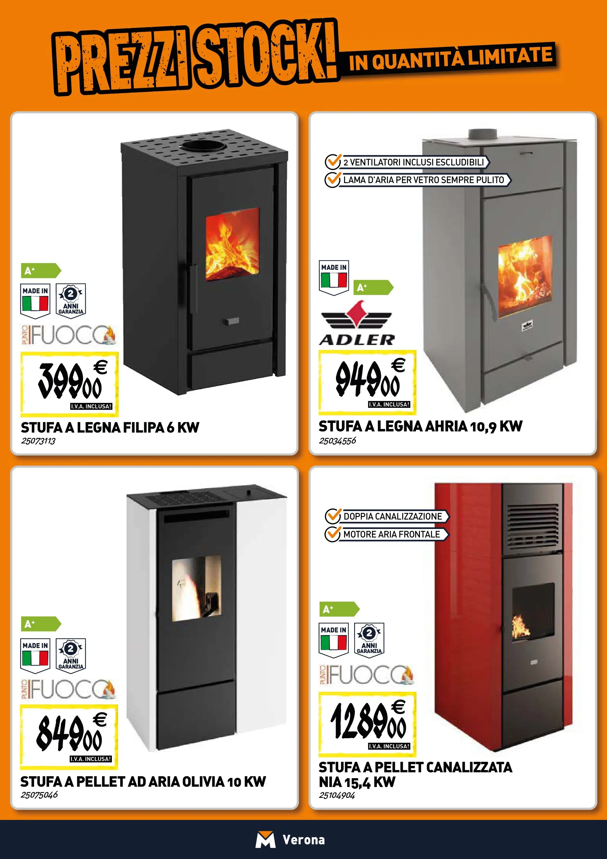 Nuovo TECNOMAT - Straordinari prezzi stock! dal 30/10/2025 > offerte anteprima 🛍️ | Pagina: 9 | Prodotti: Pellet, Stufa a legna, Stufa a pellet, Stufa