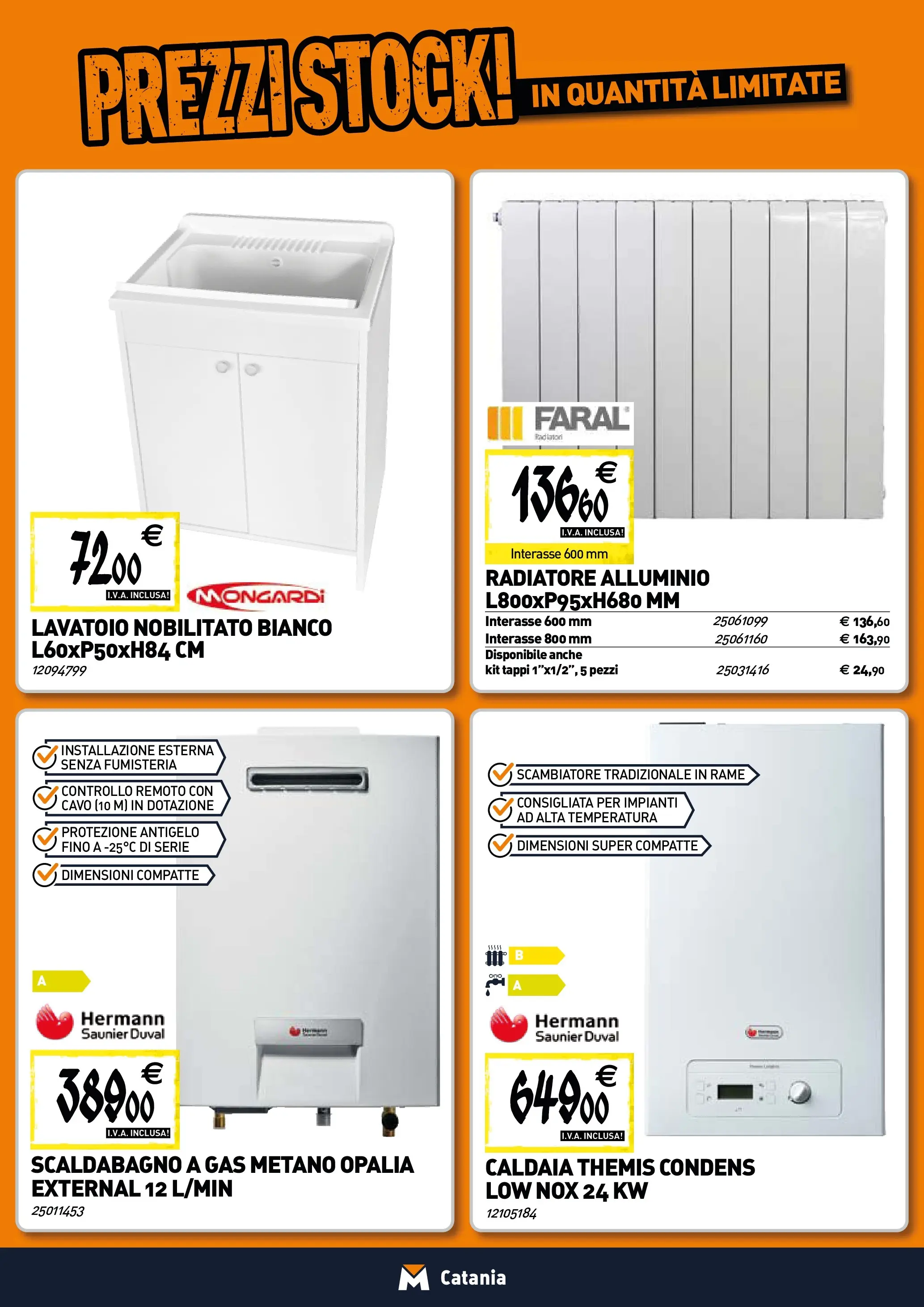 Nuovo TECNOMAT - Straordinari prezzi stock! dal 30/10/2025 > offerte anteprima 🛍️ | Pagina: 6 | Prodotti: Scaldabagno, Caldaia, Cavo, Alluminio