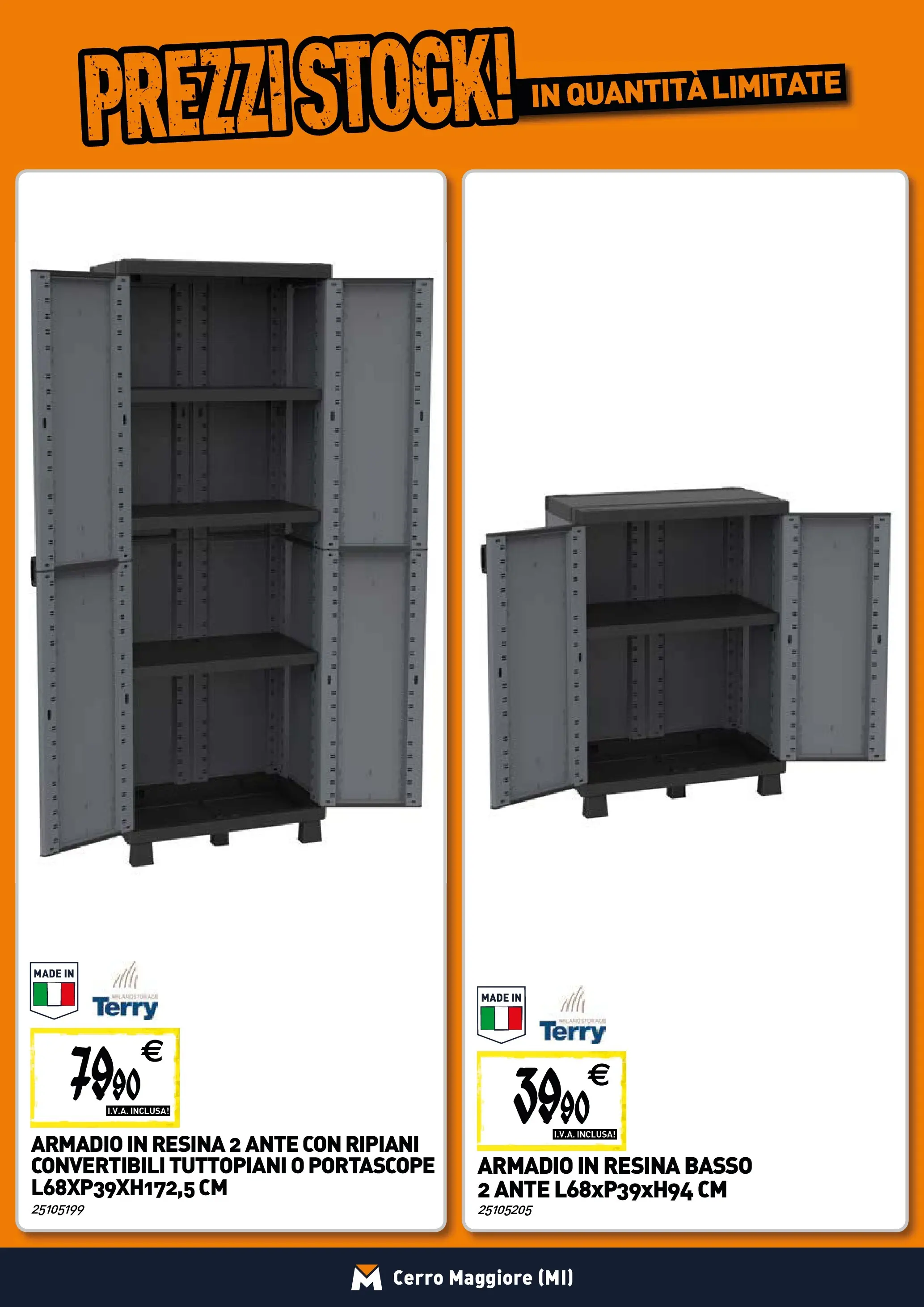 Nuovo TECNOMAT - Straordinari prezzi stock! dal 29/10/2025 > offerte anteprima 🛍️ | Pagina: 20 | Prodotti: Armadio
