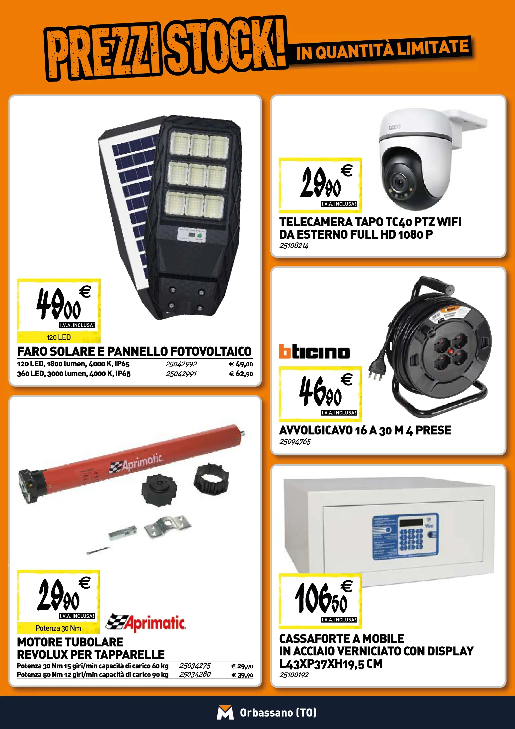 Nuovo TECNOMAT - Straordinari prezzi stock! dal 30/10/2025 > offerte anteprima 🛍️ | Pagina: 16 | Prodotti: Mobile, Cassaforte