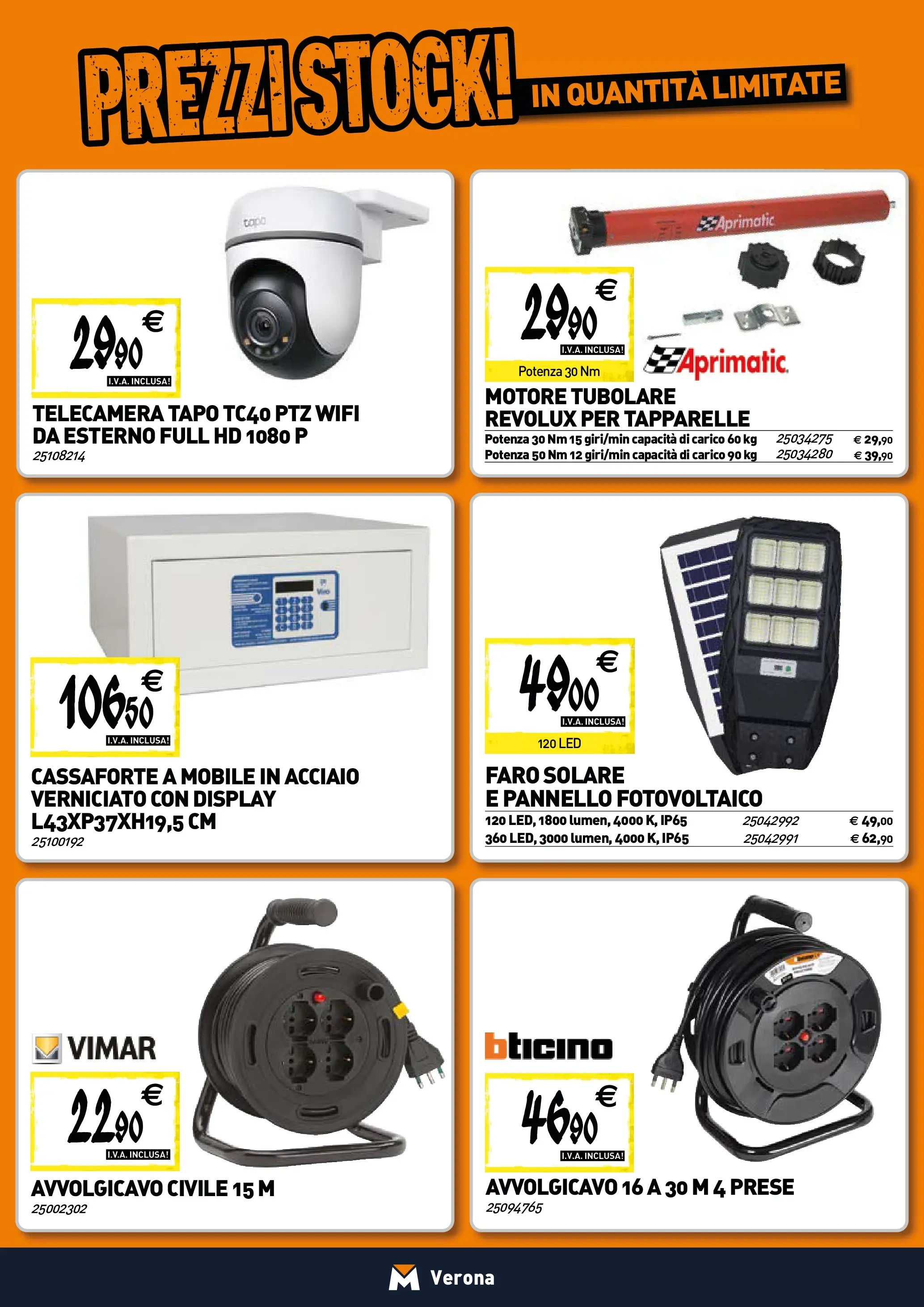 Nuovo TECNOMAT - Straordinari prezzi stock! dal 30/10/2025 > offerte anteprima 🛍️ | Pagina: 16 | Prodotti: Mobile, Tè, Cassaforte