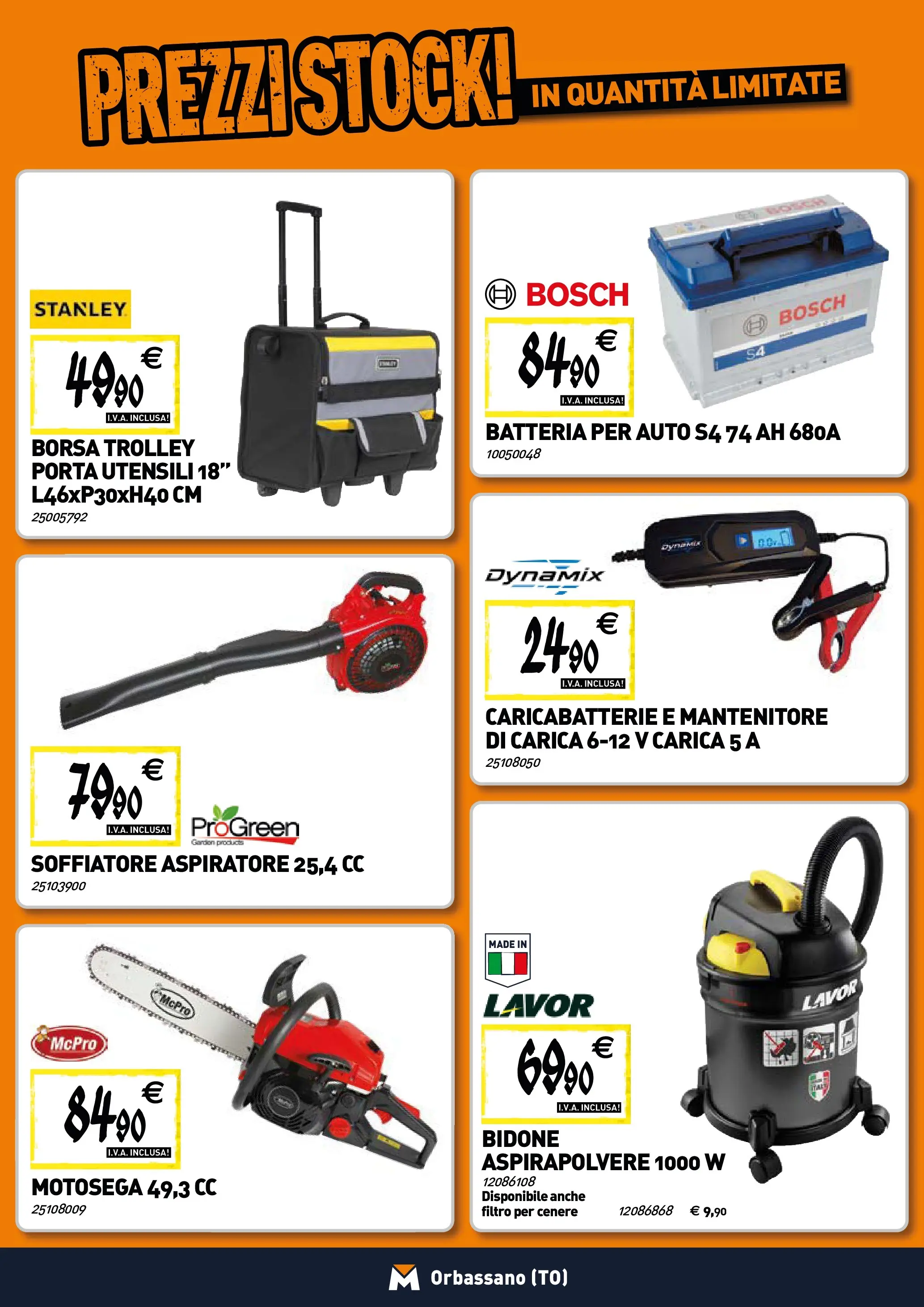 Nuovo TECNOMAT - Straordinari prezzi stock! dal 30/10/2025 > offerte anteprima 🛍️ | Pagina: 18 | Prodotti: Borsa, Aspirapolvere, Trolley, Batteria