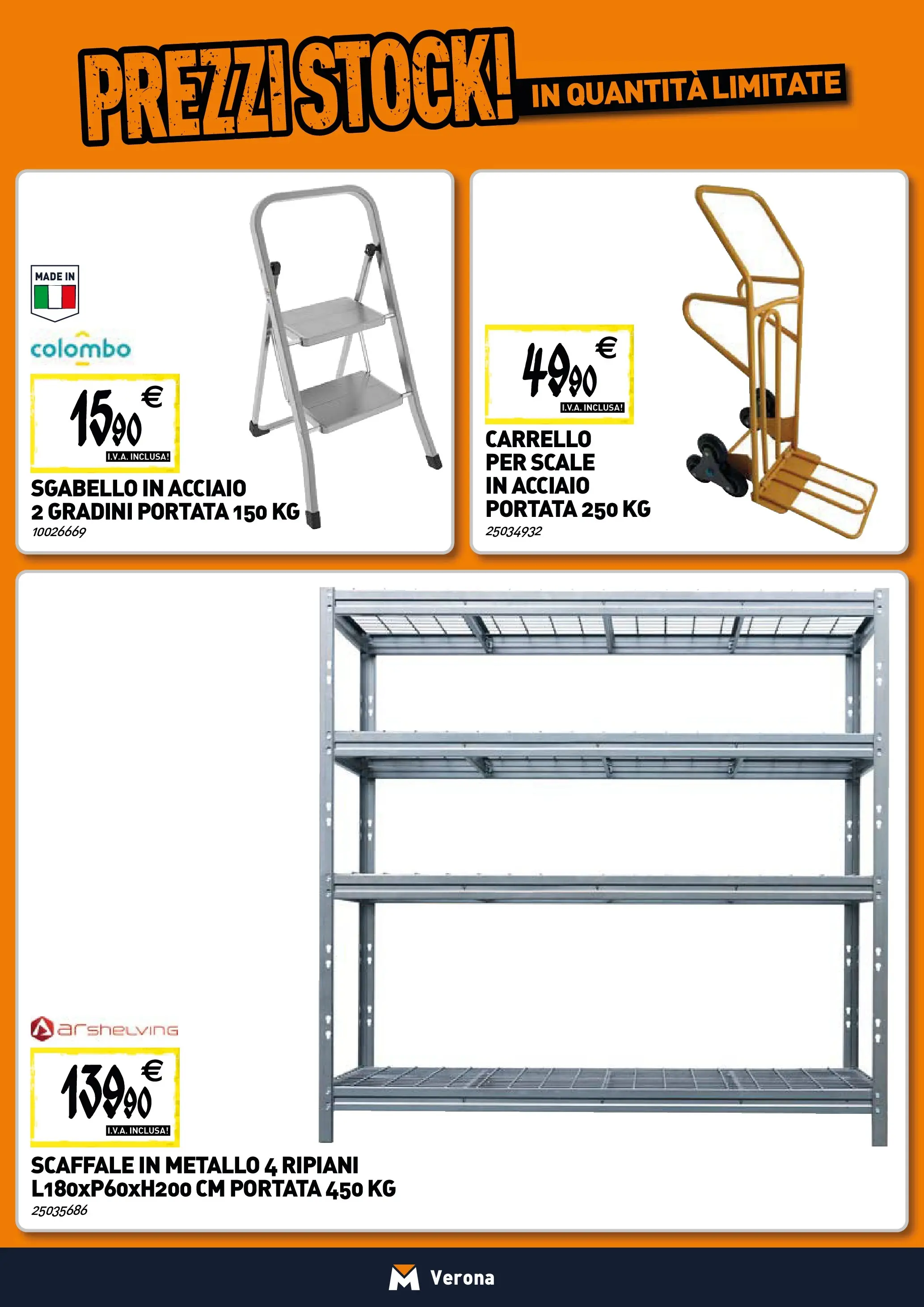 Nuovo TECNOMAT - Straordinari prezzi stock! dal 30/10/2025 > offerte anteprima 🛍️ | Pagina: 21 | Prodotti: Carrello, Sgabello, Scaffale