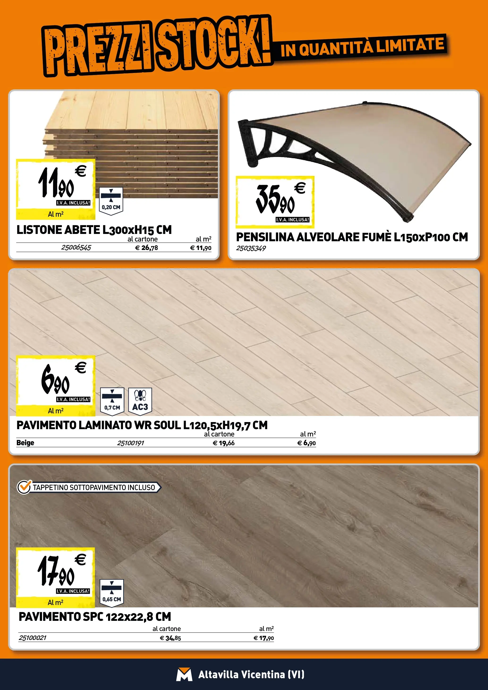 Nuovo TECNOMAT - Straordinari prezzi stock! dal 30/10/2025 > offerte anteprima 🛍️ | Pagina: 11 | Prodotti: Pavimento