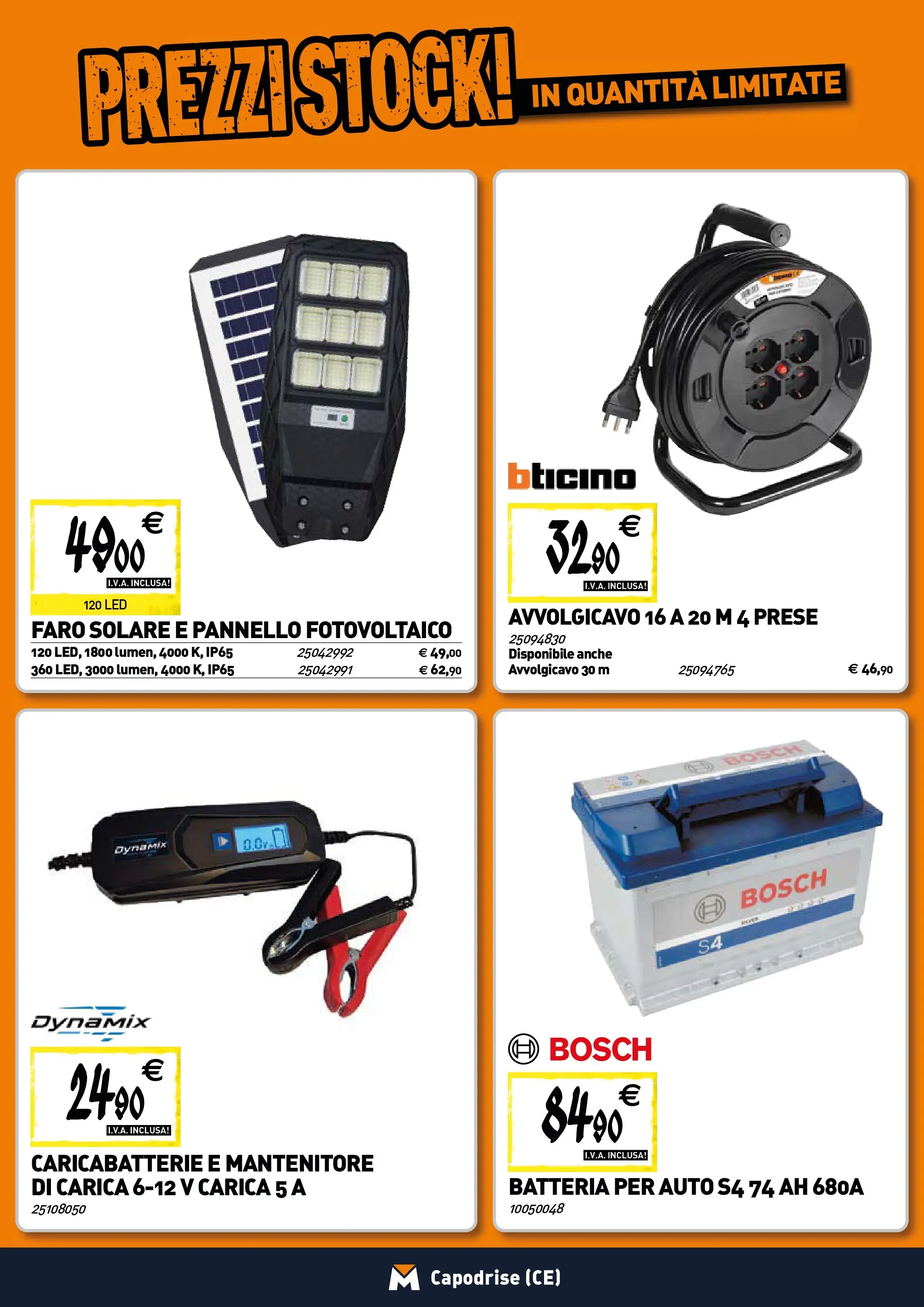 Nuovo TECNOMAT - Straordinari prezzi stock! dal 30/10/2025 > offerte anteprima 🛍️ | Pagina: 16 | Prodotti: Batteria, Caricabatterie