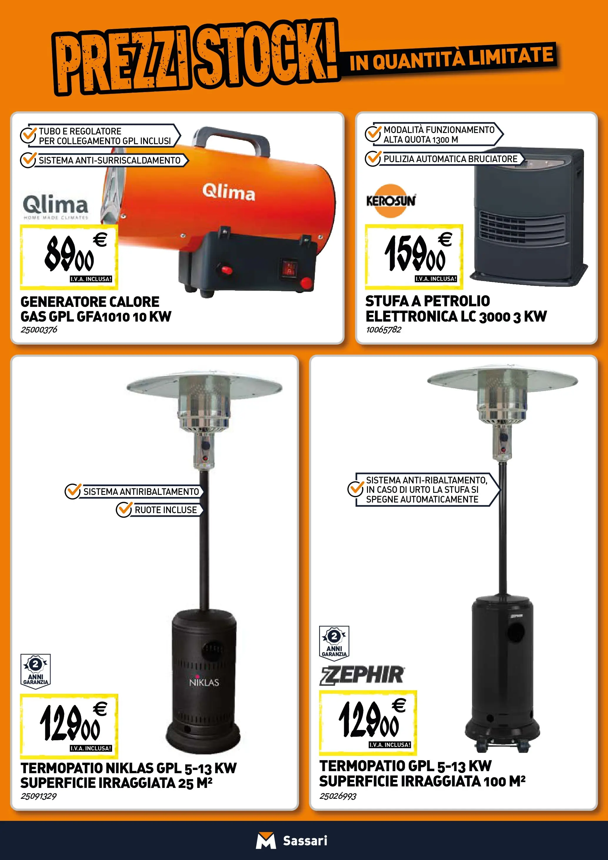 Nuovo TECNOMAT - Straordinari prezzi stock! dal 30/10/2025 > offerte anteprima 🛍️ | Pagina: 8 | Prodotti: Stufa, Tubo, Generatore