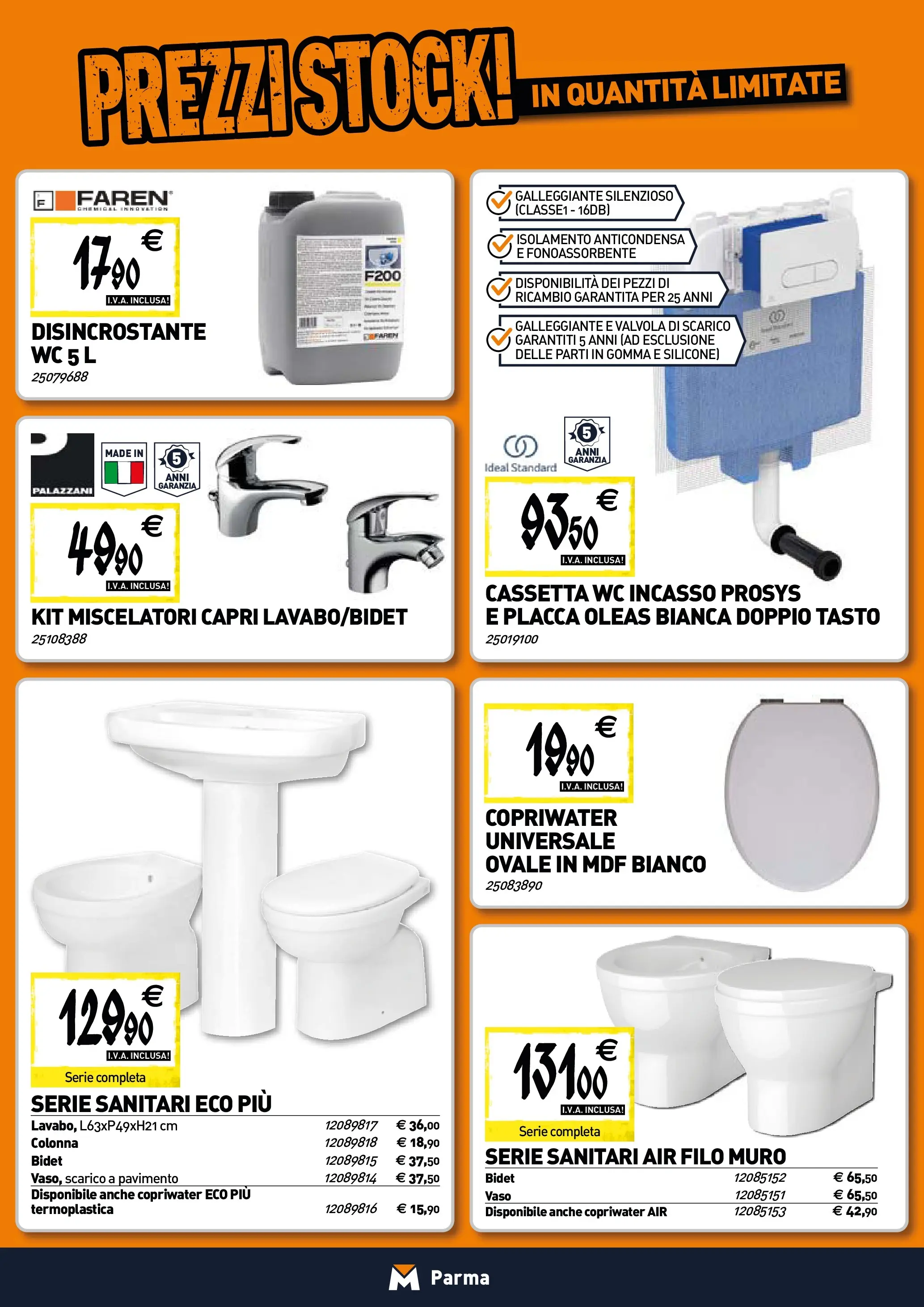 Nuovo TECNOMAT - Straordinari prezzi stock! dal 29/10/2025 > offerte anteprima 🛍️ | Pagina: 5 | Prodotti: Pavimento, Silicone, WC, Vaso
