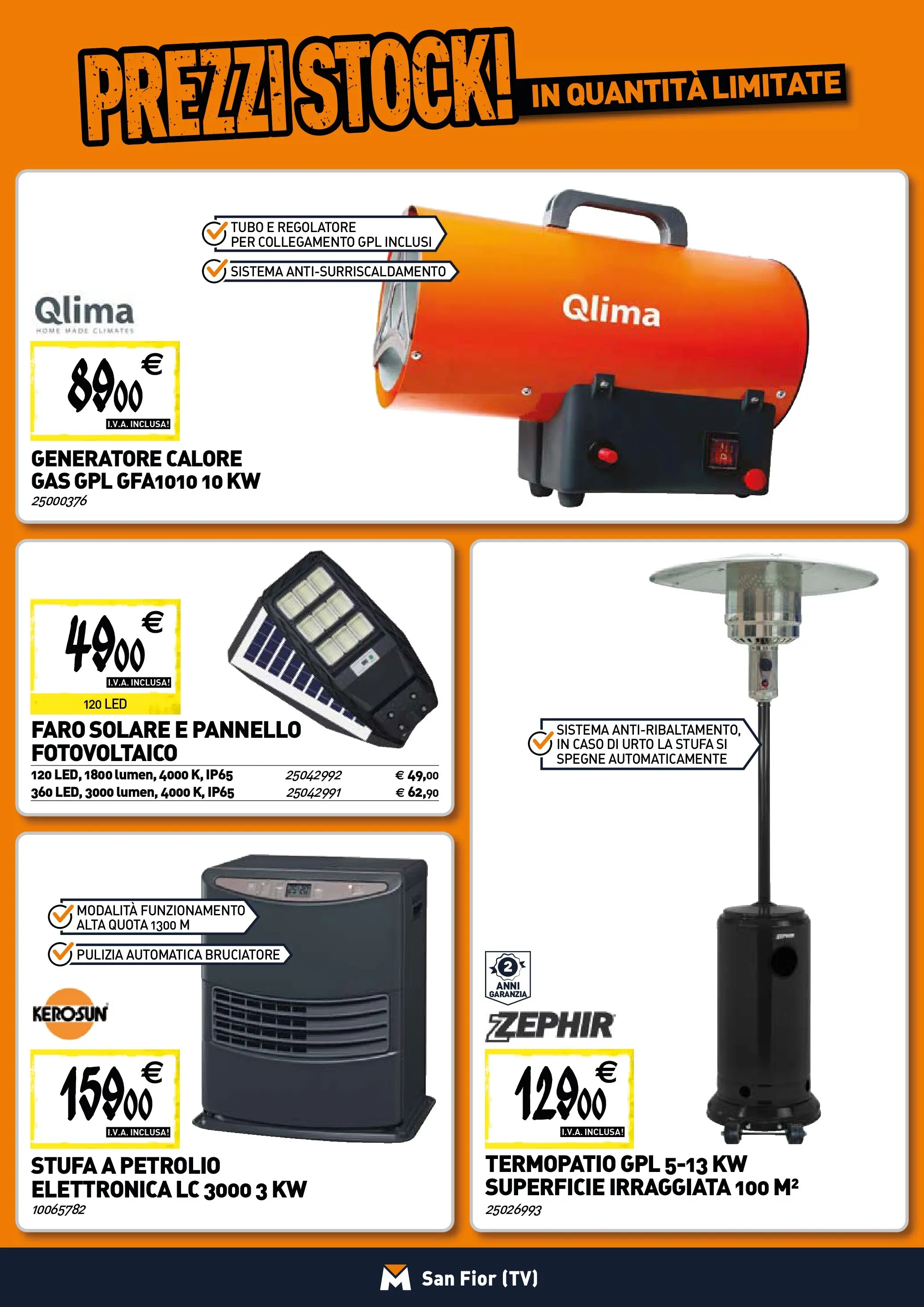 Nuovo TECNOMAT - Straordinari prezzi stock! dal 29/10/2025 > offerte anteprima 🛍️ | Pagina: 8 | Prodotti: Stufa, Tubo, TV, Generatore