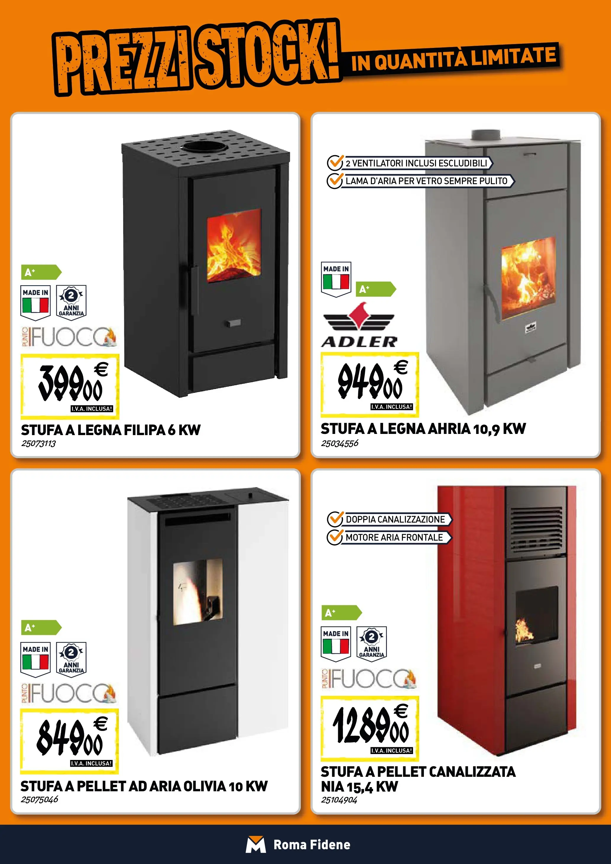 Nuovo TECNOMAT - Straordinari prezzi stock! dal 30/10/2025 > offerte anteprima 🛍️ | Pagina: 9 | Prodotti: Pellet, Stufa a legna, Stufa a pellet, Stufa