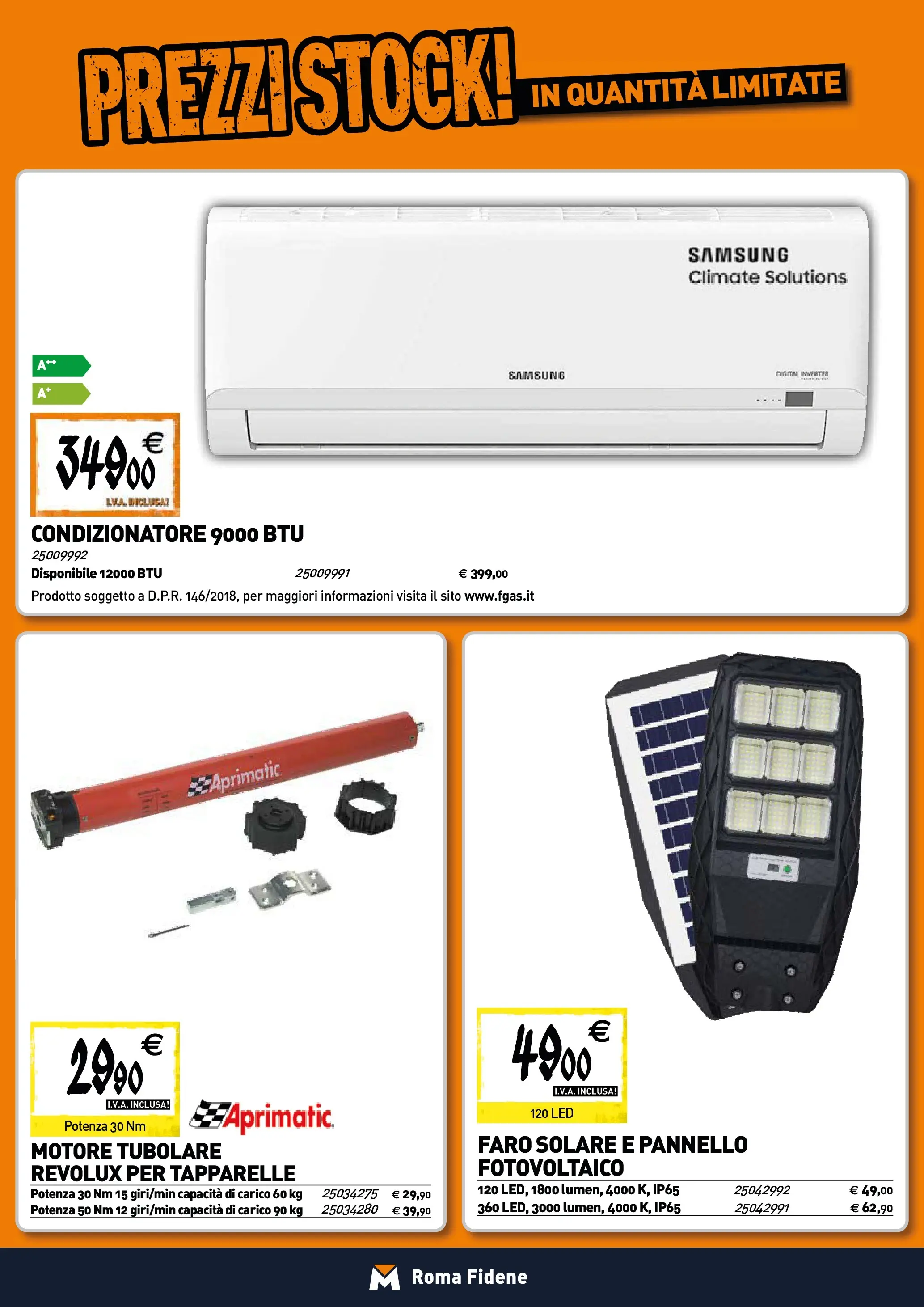 Nuovo TECNOMAT - Straordinari prezzi stock! dal 30/10/2025 > offerte anteprima 🛍️ | Pagina: 16 | Prodotti: Condizionatore, Samsung