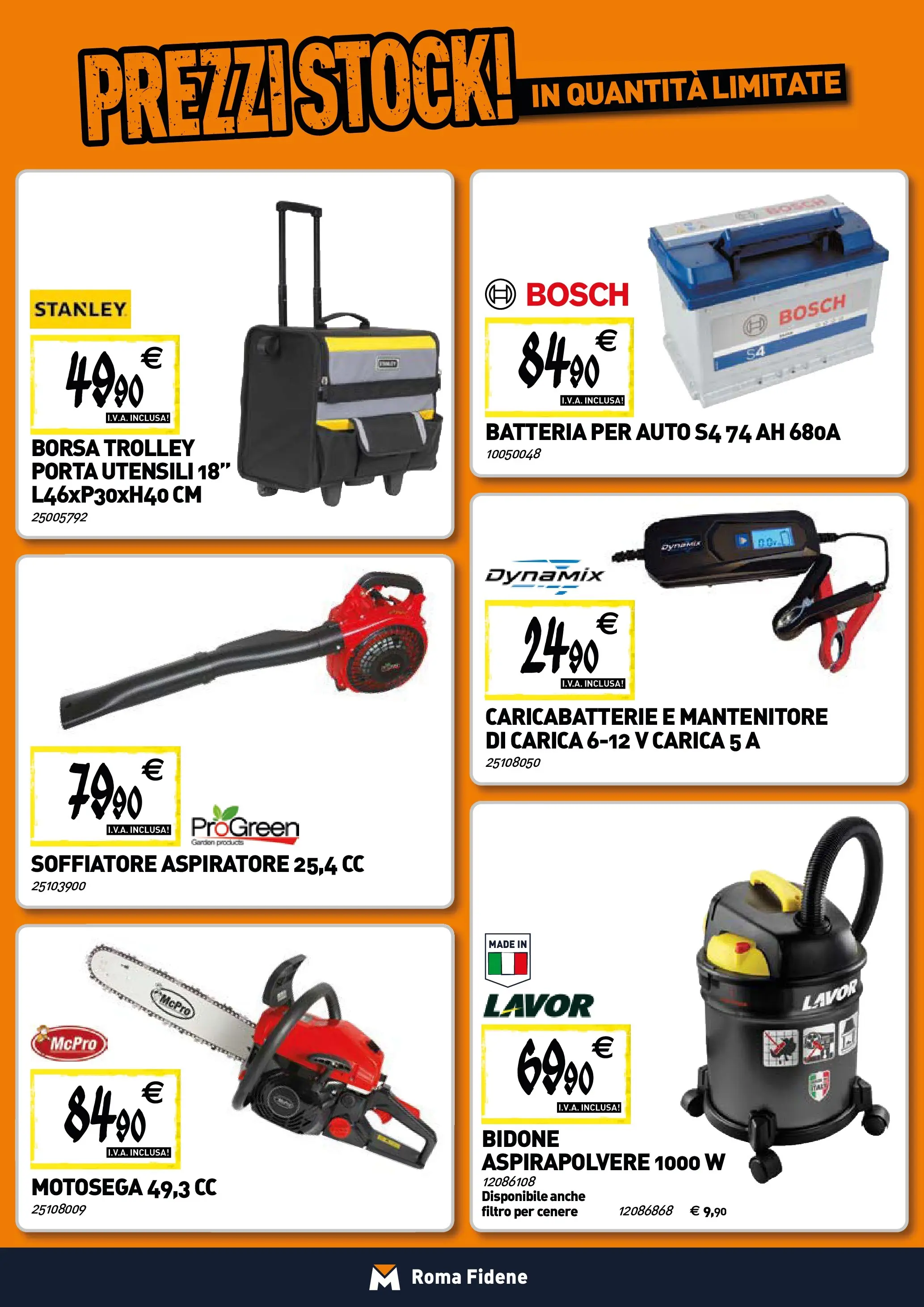 Nuovo TECNOMAT - Straordinari prezzi stock! dal 30/10/2025 > offerte anteprima 🛍️ | Pagina: 18 | Prodotti: Motosega, Borsa, Aspirapolvere, Trolley