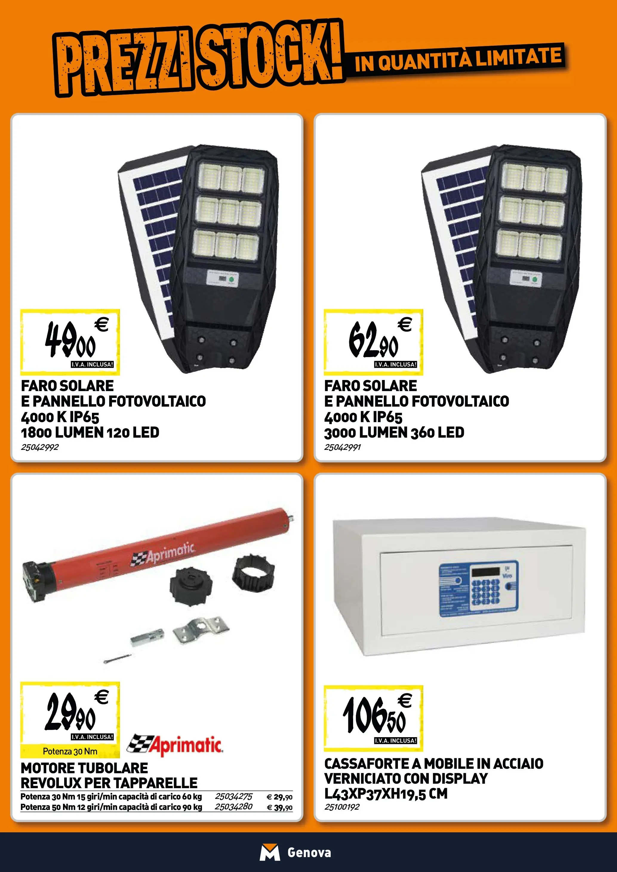 Nuovo TECNOMAT - Straordinari prezzi stock! dal 30/10/2025 > offerte anteprima 🛍️ | Pagina: 16 | Prodotti: Mobile, Cassaforte