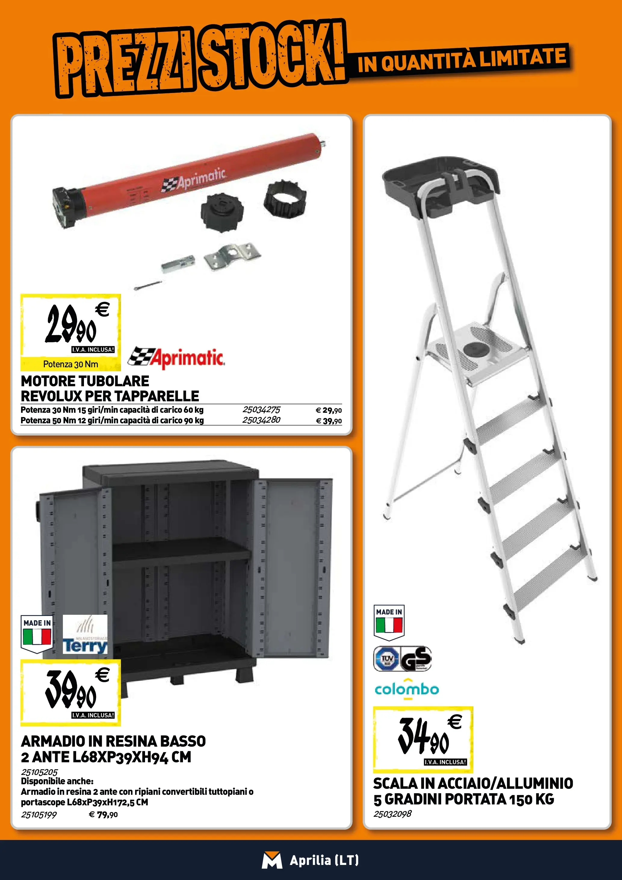 Nuovo TECNOMAT - Straordinari prezzi stock! dal 30/10/2025 > offerte anteprima 🛍️ | Pagina: 20 | Prodotti: Scala, Armadio